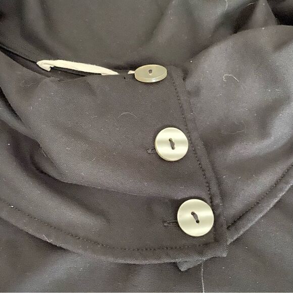 Soft Surroundings Kassidy Cowl Neck Pullover Tunic Black Small - Picture 3 of 6